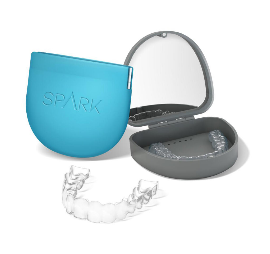 A Case With Spark Clear Aligners